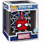 Фигурка Funko POP! Deluxe Bobble Marvel Spider-Man (Webbed) (Exc) (1462) 84425