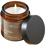 Свеча ароматическая в банке "LAVENDER BASIL", соевый воск, 90 г, лаванда и базилик 7030430