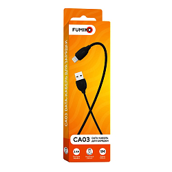 Кабель USB <--> Lightning  1.0м FUMIKO CA03 черный