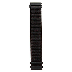 Силиконовый ремешок WB37 Nylon на липучке Универсальный 22мм (black)