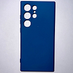 Задняя накладка ZIBELINO Soft Case для Samsung Galaxy S24 Ultra (темно-синий)