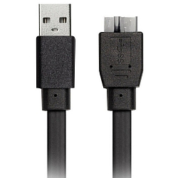 Кабель USB <--> microUSB 3.0  0.2м SMARTBUY 762K черный