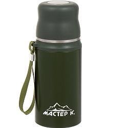 Термос, 600 мл, Гильза "Мастер К", с кружкой, сохраняет тепло до 8 ч   9912141