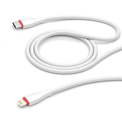 Кабель Lightning <--> Type-C  1.0м DEPPA Ceramic белый (72399)