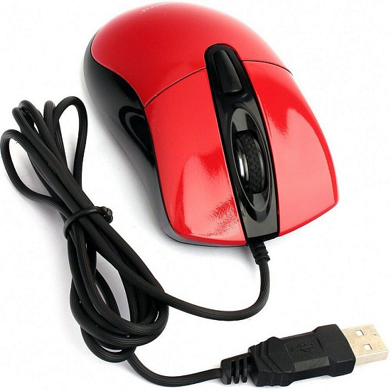 Мышь GEMBIRD MOP-415-R красная, USB