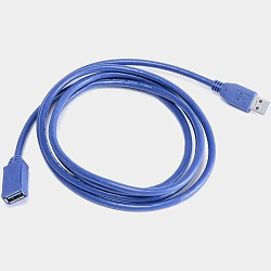 Кабель-удлинитель USB  1.0м EXPLOYD EX-K-1483 синий