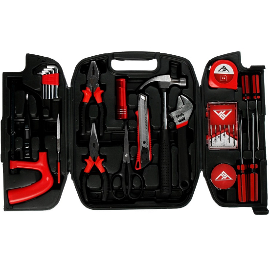 Набор инструментов ЛОМ "23 ФЕВРАЛЯ", в подарочной упаковке, 27 предметов 9305218