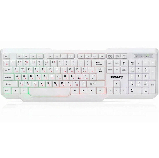 Клавиатура SMARTBUY ONE 333 белая, с подсветкой