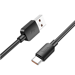 Кабель USB <--> Type-C 1.0м HOCO X96 Hyper, черный, PD27Вт