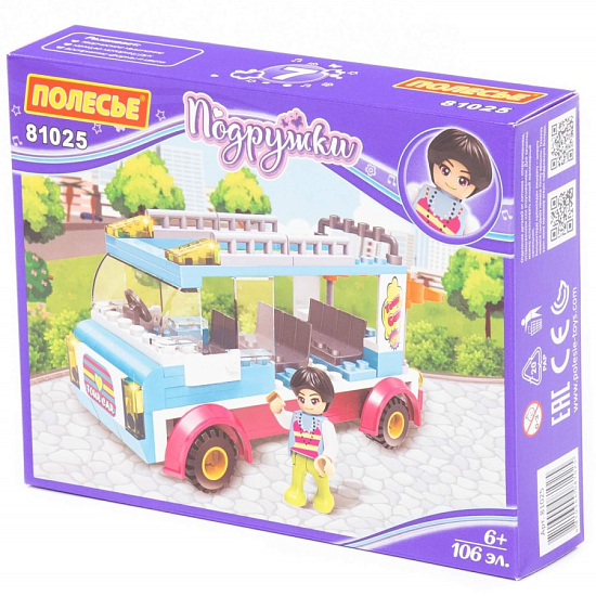 Конструктор ПОЛЕСЬЕ Подружки-7 , 106 эл.