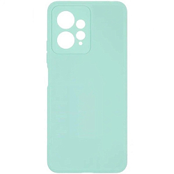 Задняя накладка ZIBELINO Soft Matte для Xiaomi Redmi Note 8 2021/2019 (мятный) с микрофиброй