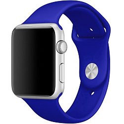 Силиконовый ремешок ISA Silicone для Apple Watch 42/44/45/49mm Ярко-синий