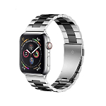 Металлический ремешок ApW36 для Apple Watch 42/44/45/49 mm (silver/black)