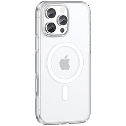 Задняя накладка KEEPHONE NON-YELLOWING MAGSAFE для iPhone 16 PRO MAX CLEAR