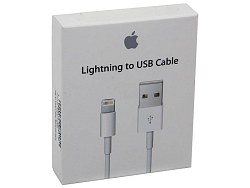Кабель USB <--> Iphone 5/6/7  белый в коробке