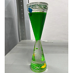 Гелевые часы, 17.7 х 4.5 см, антистресс, зелёные 7403291