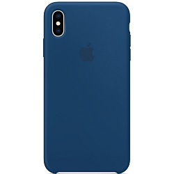 Силиконовый чехол SILICONE CASE для iPhone XS Max Blue Horizon (c LOGO)