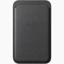 Кошелек для карт TechWoven Wallet MagSafe (FWЧерный) тканевый