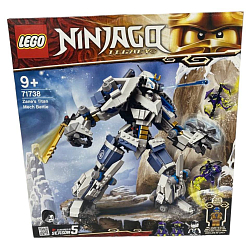 Конструктор LEGO NINJAGO 71738 Битва с роботом Зейна УЦЕНКА