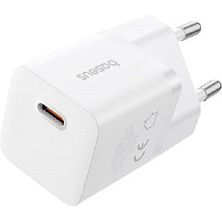 Сетевое ЗУ 1Type-C BASEUS GAN5 P10110909213-00 белый, 25W