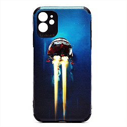 Задняя накладка SC310 для iPhone 11 (004) (black)