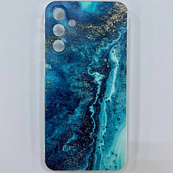 Задняя накладка NONAME для Samsung Galaxy A15 4G/5G супертонкий, защищает камеру прозрачный коралловый
