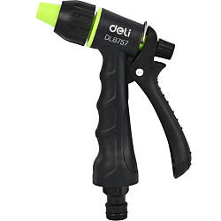 Пистолет-распылитель поливочный DELI DL8757 3 режима распыления, диаметр шланга 3/4";, пластиковый корпус
