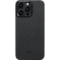 Задняя накладка PITAKA MagEZ Pro 4 для iPhone 15 Pro MAX, черный/серый (Black/Grey Twill) 1500D