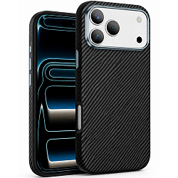 Задняя накладка KEEPHONE KEVILAR ROBIN MAGSAFE CASE для iPhone 17 PRO MAX, BLACK