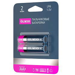Элемент питания OLMIO LR06 BL-2