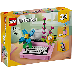 Конструктор LEGO CREATOR 31169 Пишущая машинка с цветами
