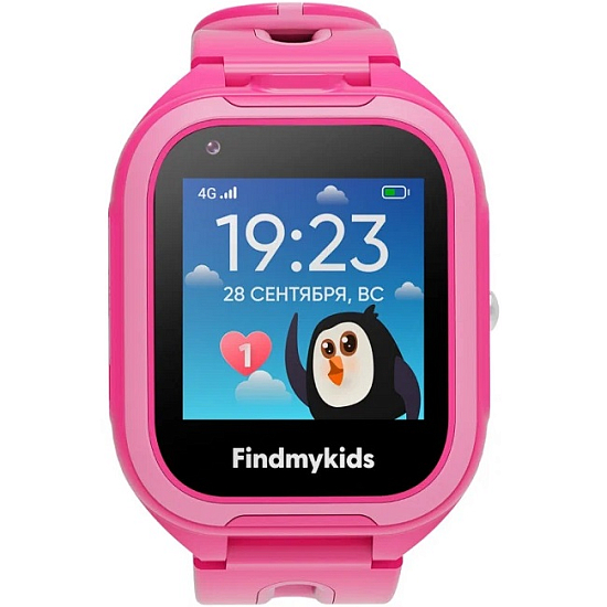 Умные часы FINDMYKIDS 4G Go Pink (RUS)