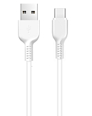 Кабель USB <--> Type-C  1.0м HOCO Easy X13 белый
