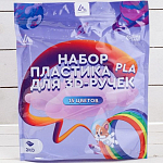 Пластик PLA-15, LuazON, 15 цветов по 10 метров   9729784