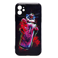 Задняя накладка SC310 для iPhone 11 (012) (black)