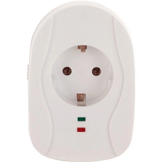 Сетевой фильтр BURO 100SH-WE (1 розетка) белый (коробка)