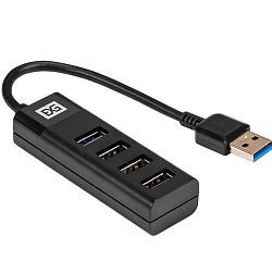 USB-Хаб ExeGate DUB-3213 черный