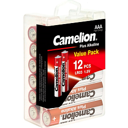 Элемент питания CAMELION LR03 BL-12 Plus Alkaline (12/288/1152)