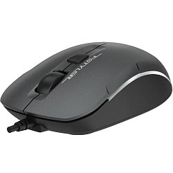 Мышь A4Tech Fstyler FM26 серый/черный для ноутбука