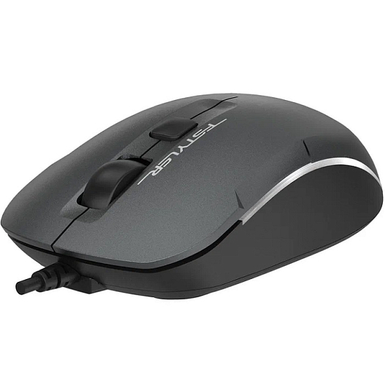 Мышь A4Tech Fstyler FM26 серый/черный для ноутбука