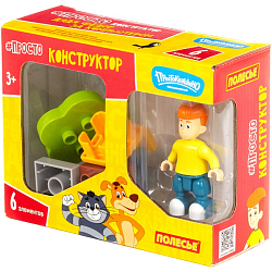 Конструктор "Макси" - "Простоквашино. Дядя Фёдор за компьютером"6 эл