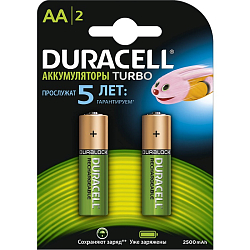 Аккумулятор DURACELL R03 850mAh BL-2, Rechargeable, R2U, предзаряженные