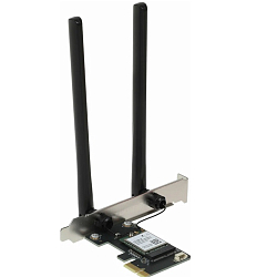 Адаптер Wi-Fi + Bluetooth Mercusys MA80XE AX3000 PCI Express (ант.внеш.несъем.) 2ант.