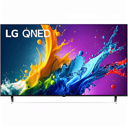 Телевизор LG 43QNED80T6A.ARUB чёрный, 43" QNED