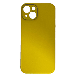 Задняя накладка NONAME для iPhone 13 под стекло, жёлтый