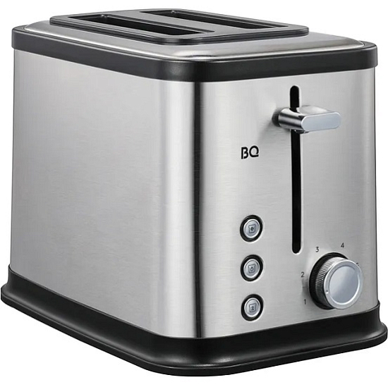 Тостер BQ T1005 Чёрный/Стальной