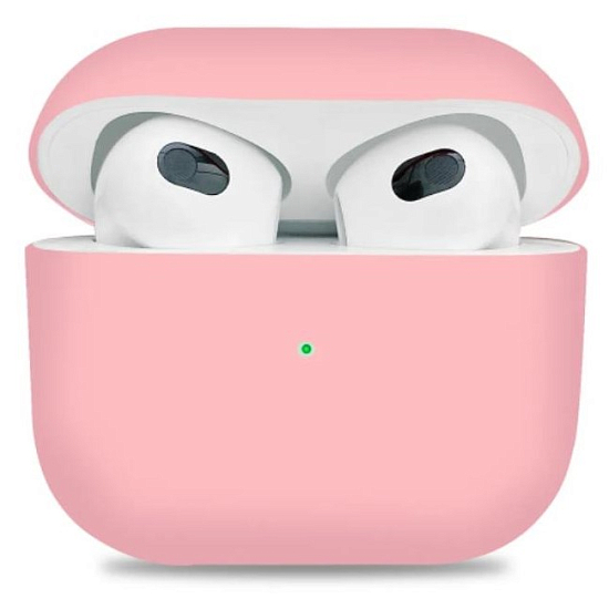 Силиконовый чехол TEXN для Airpods 3 розовый
