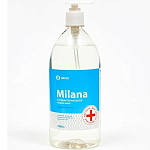 Жидкое мыло GRASS "Milana антибактериальное" с дозатором (флакон 1000 мл) 125435