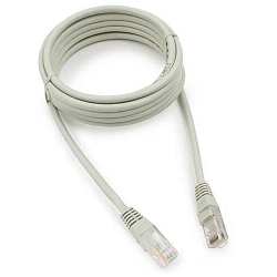 Патч-корд  3.0м Cablexpert PP10-3M кат.5e, литой, многожильный (серый)