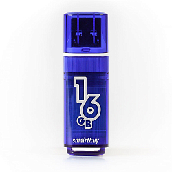 USB 16Gb Smart Buy Glossy series Dark/Blue